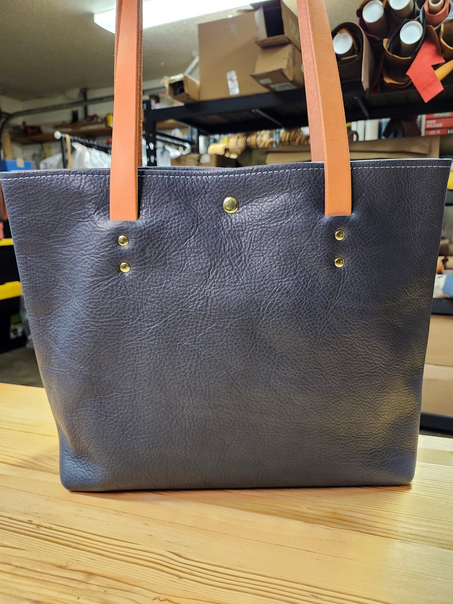 Jackie Lee 15 Inch Tote - Cobalt