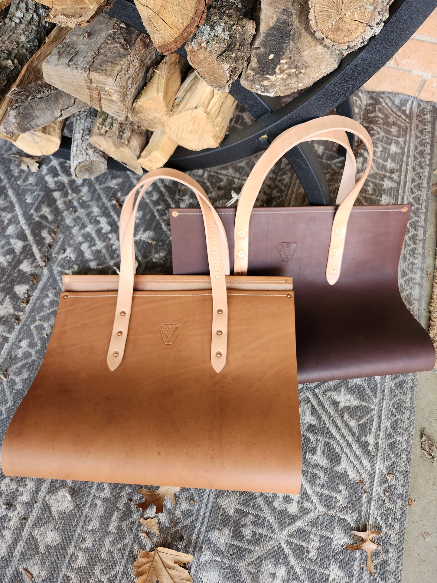 Firewood Carrier - Brown
