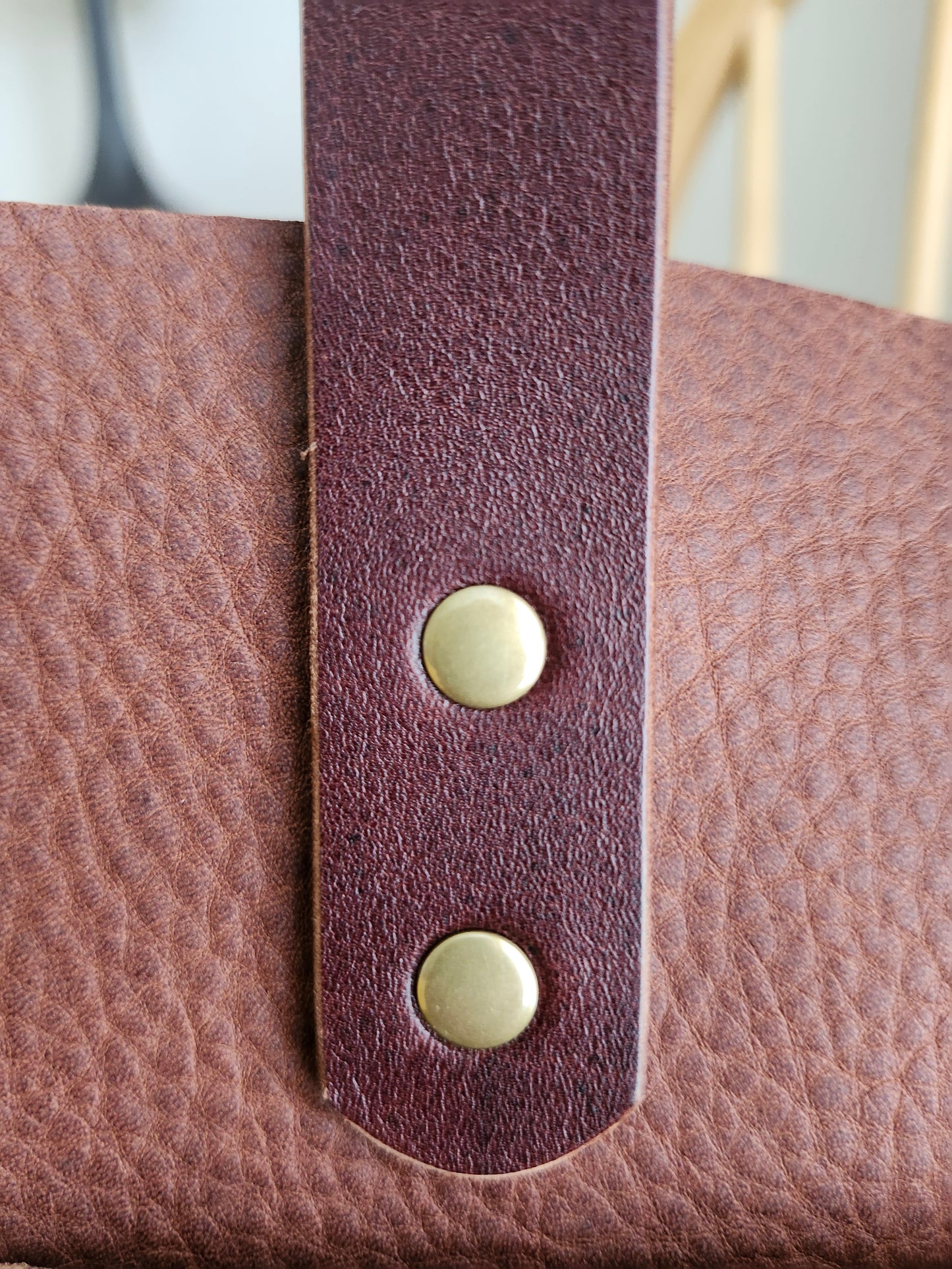 Edwina 14 Inch Tote - Mahogany
