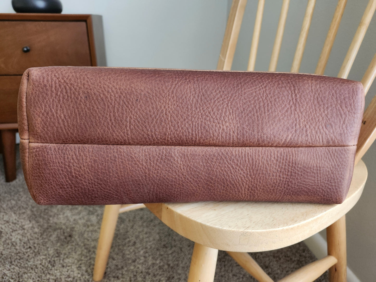 Edwina 14 Inch Tote - Mahogany