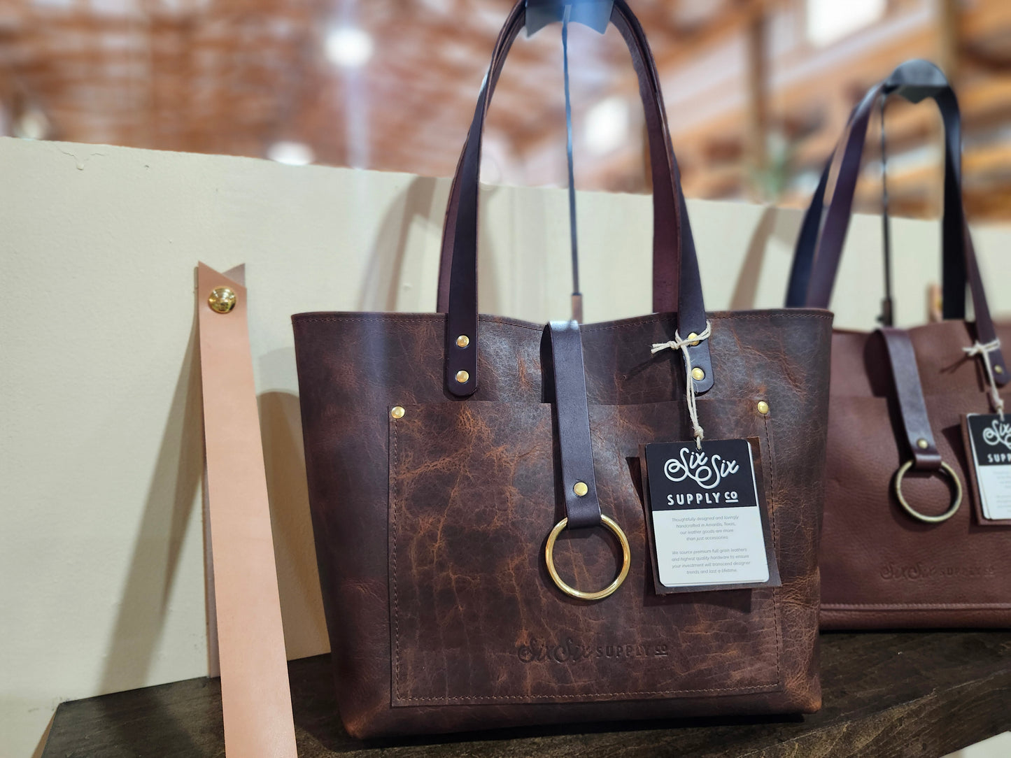 Edwina 14 Inch Tote - BISON