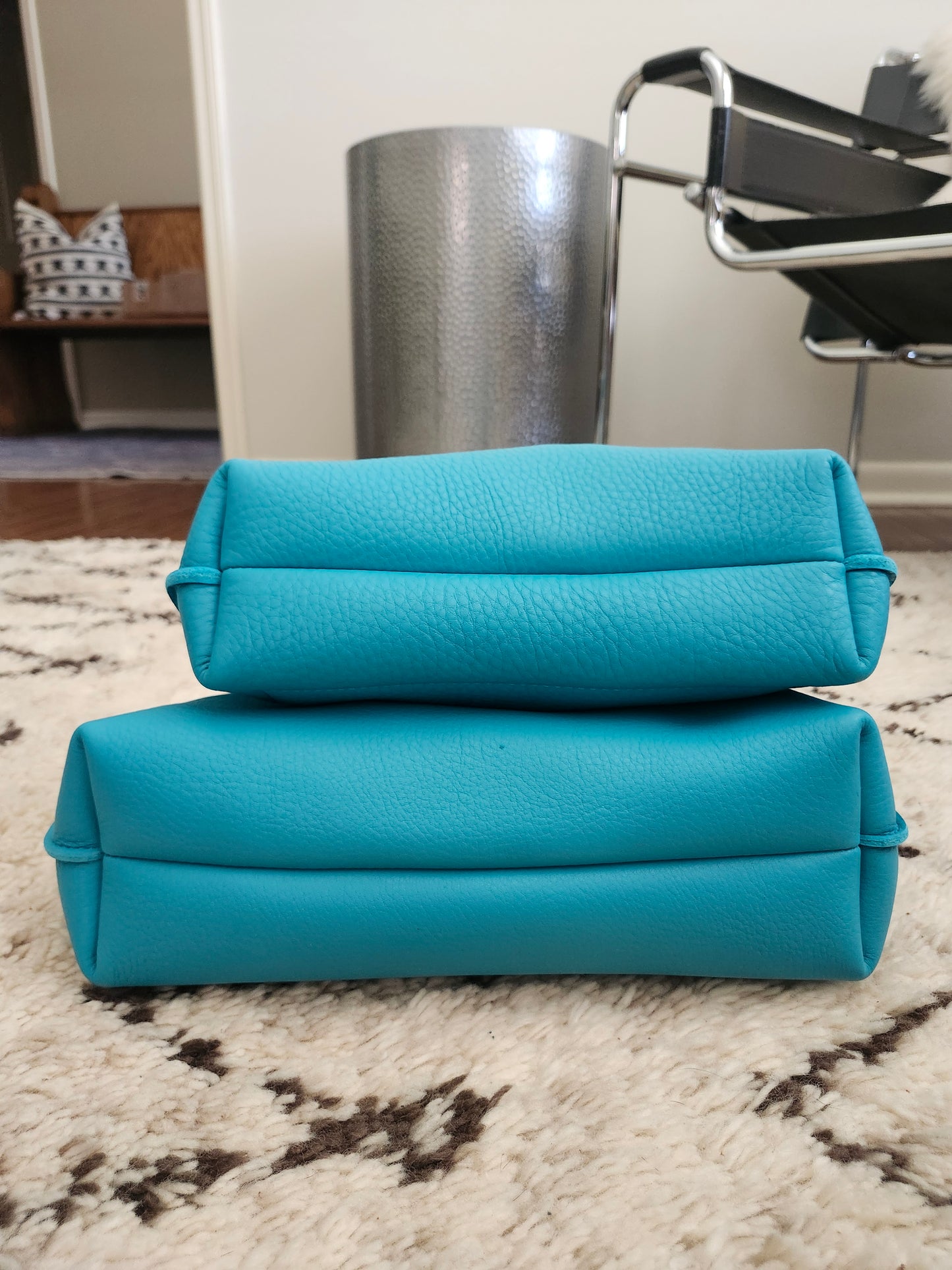 Katie 12" Modern Tote - LIMITED EDITION TURQUOISE w/Zipper