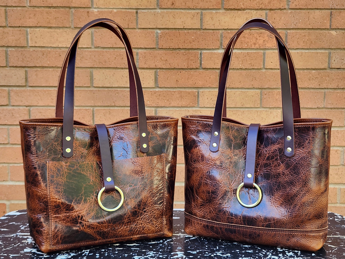 Edwina 12" BISON Tote - Toffee