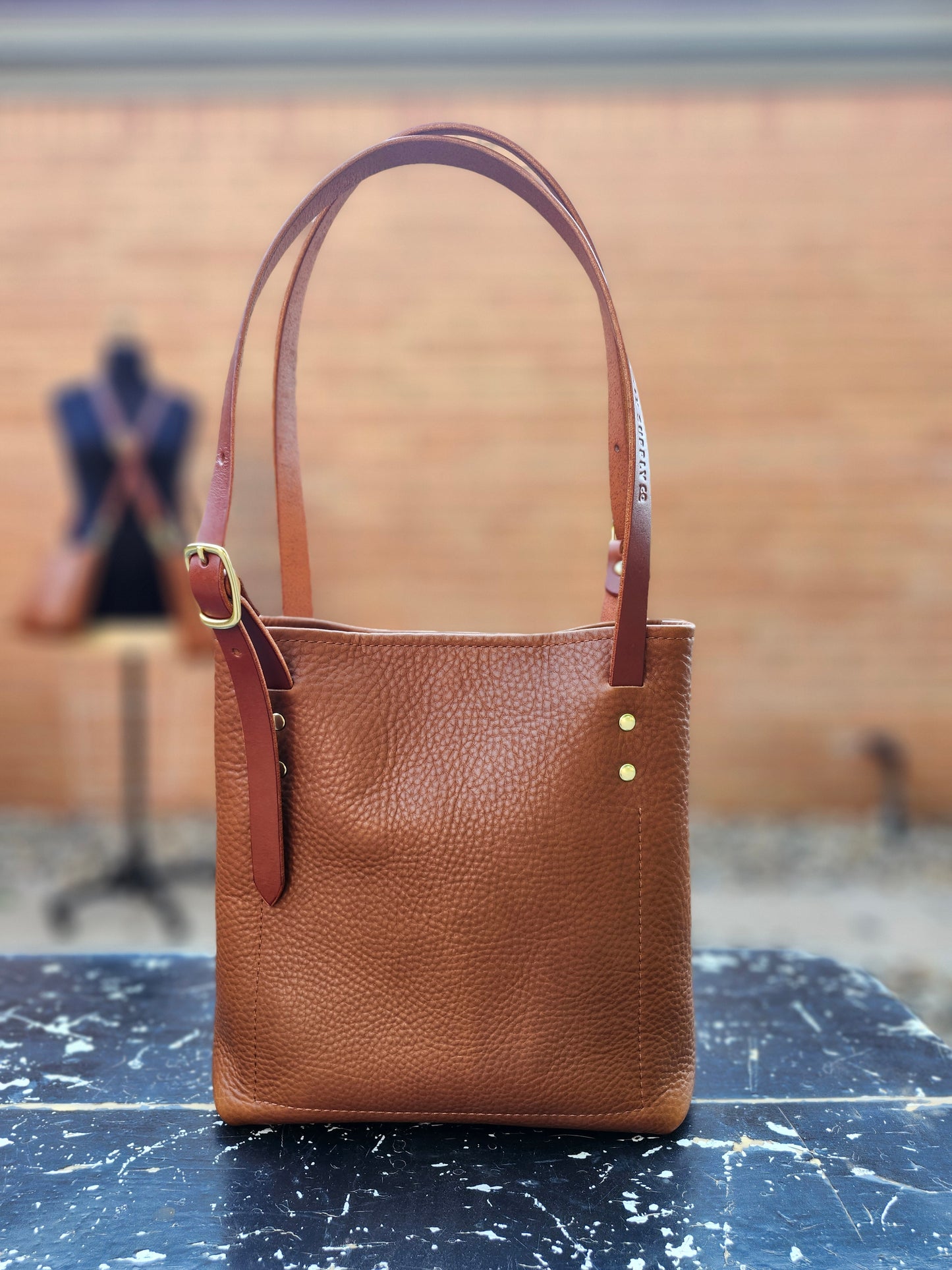Jackie Lee 10 Inch Tote - Hickory