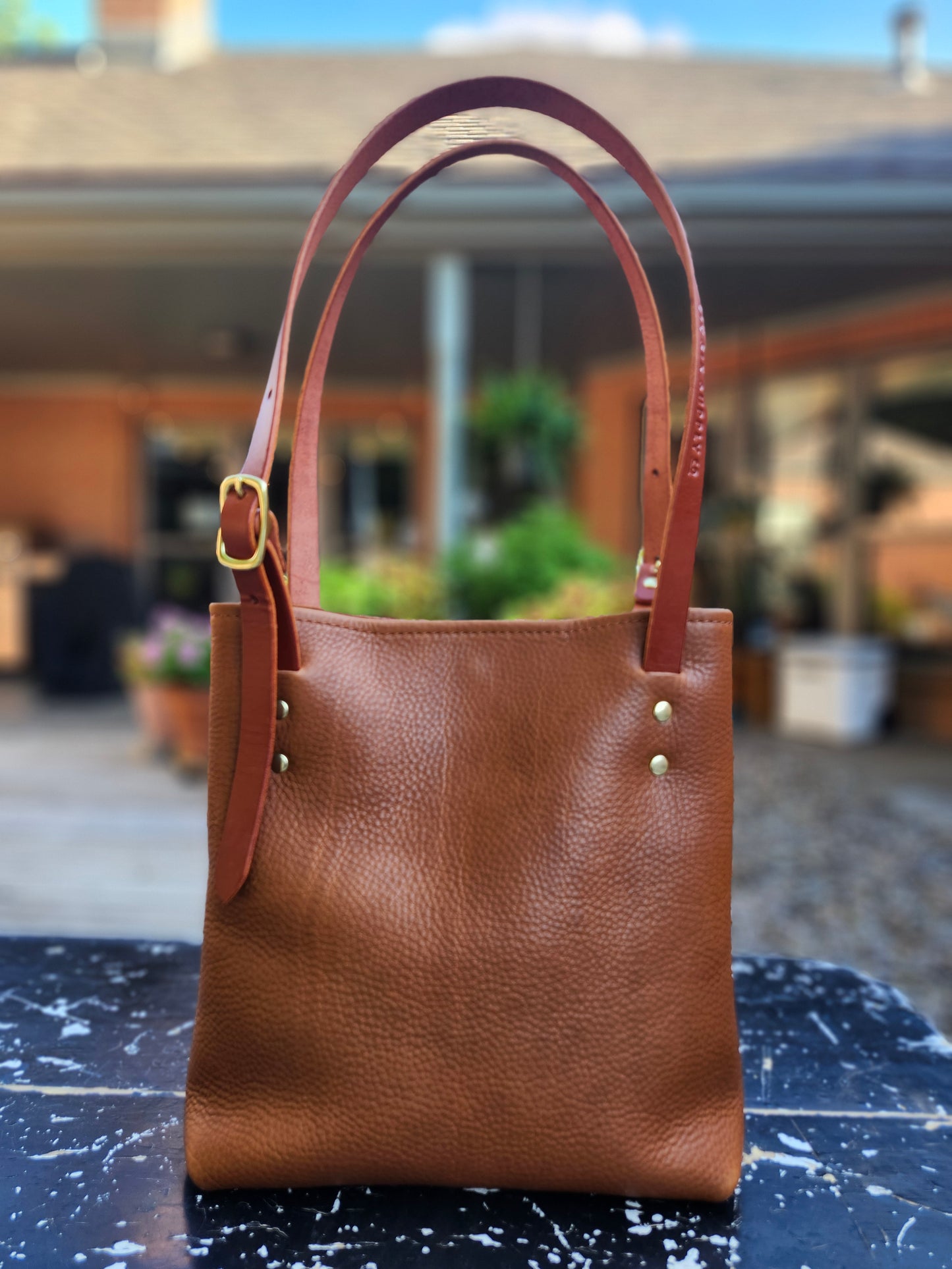 Jackie Lee 10 Inch Tote - Hickory