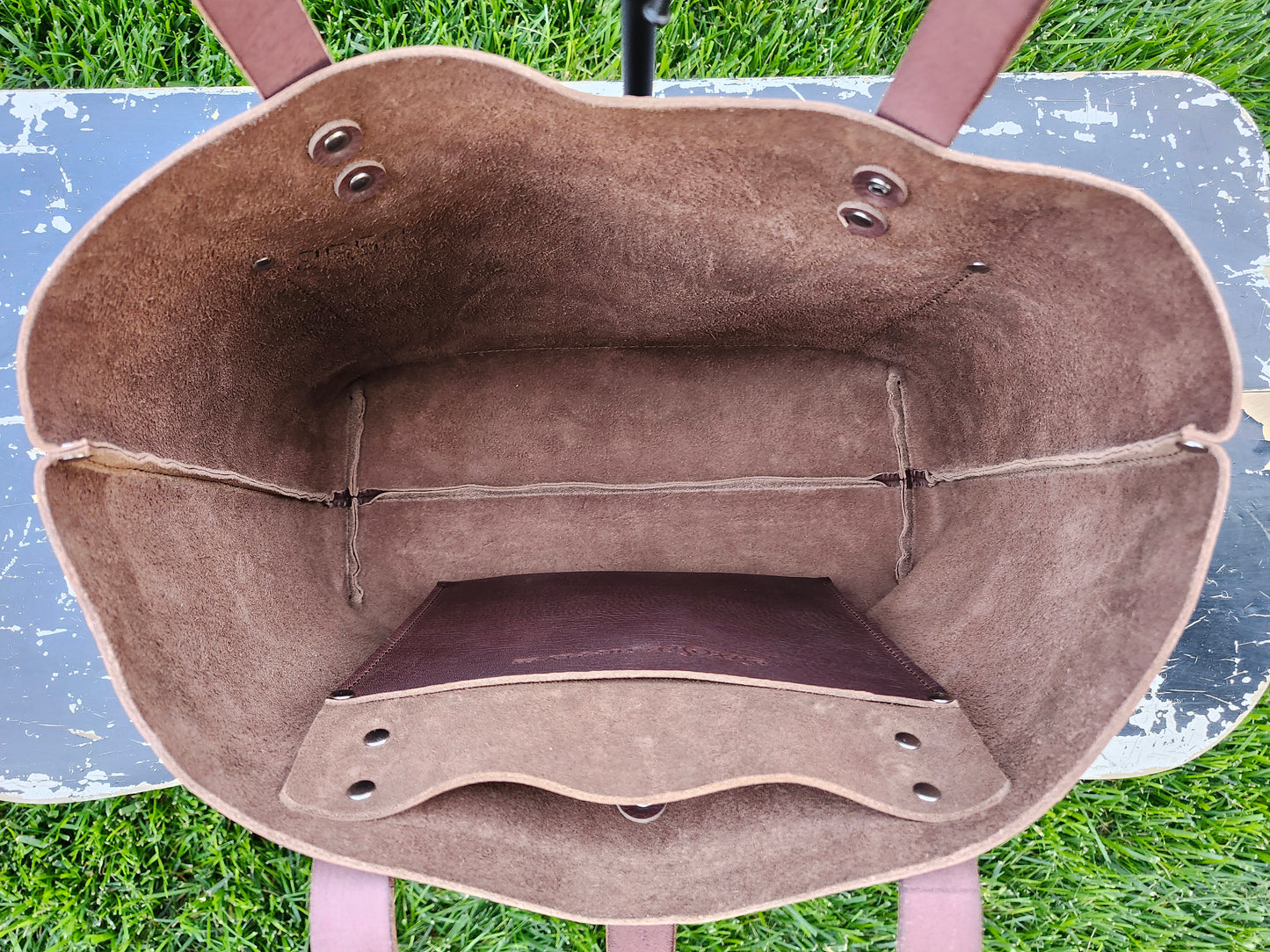 Edwina 14 Inch Tote - Chocolate