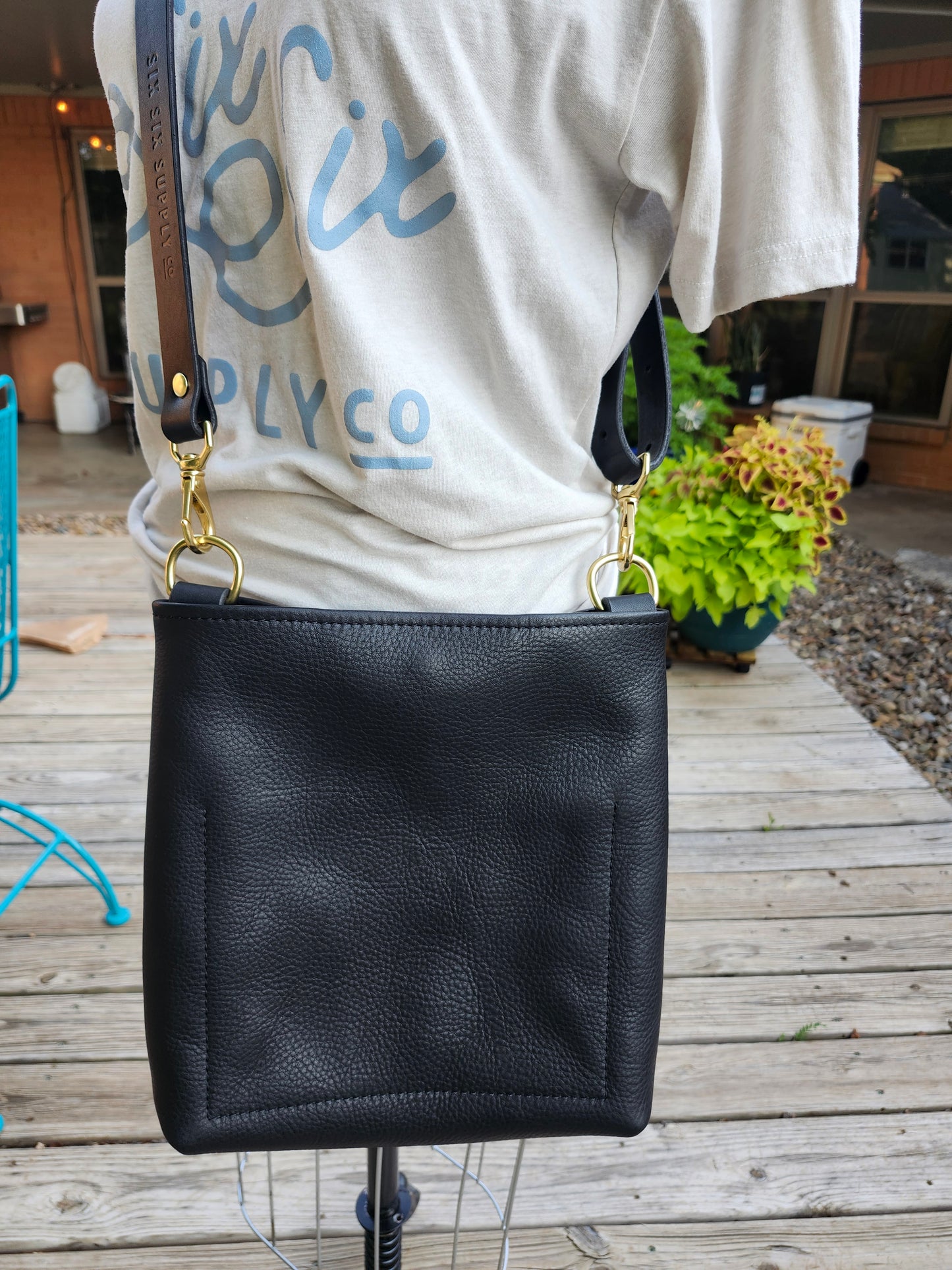 Jackie Lee 10 Inch Crossbody - Canyon Orange and Black