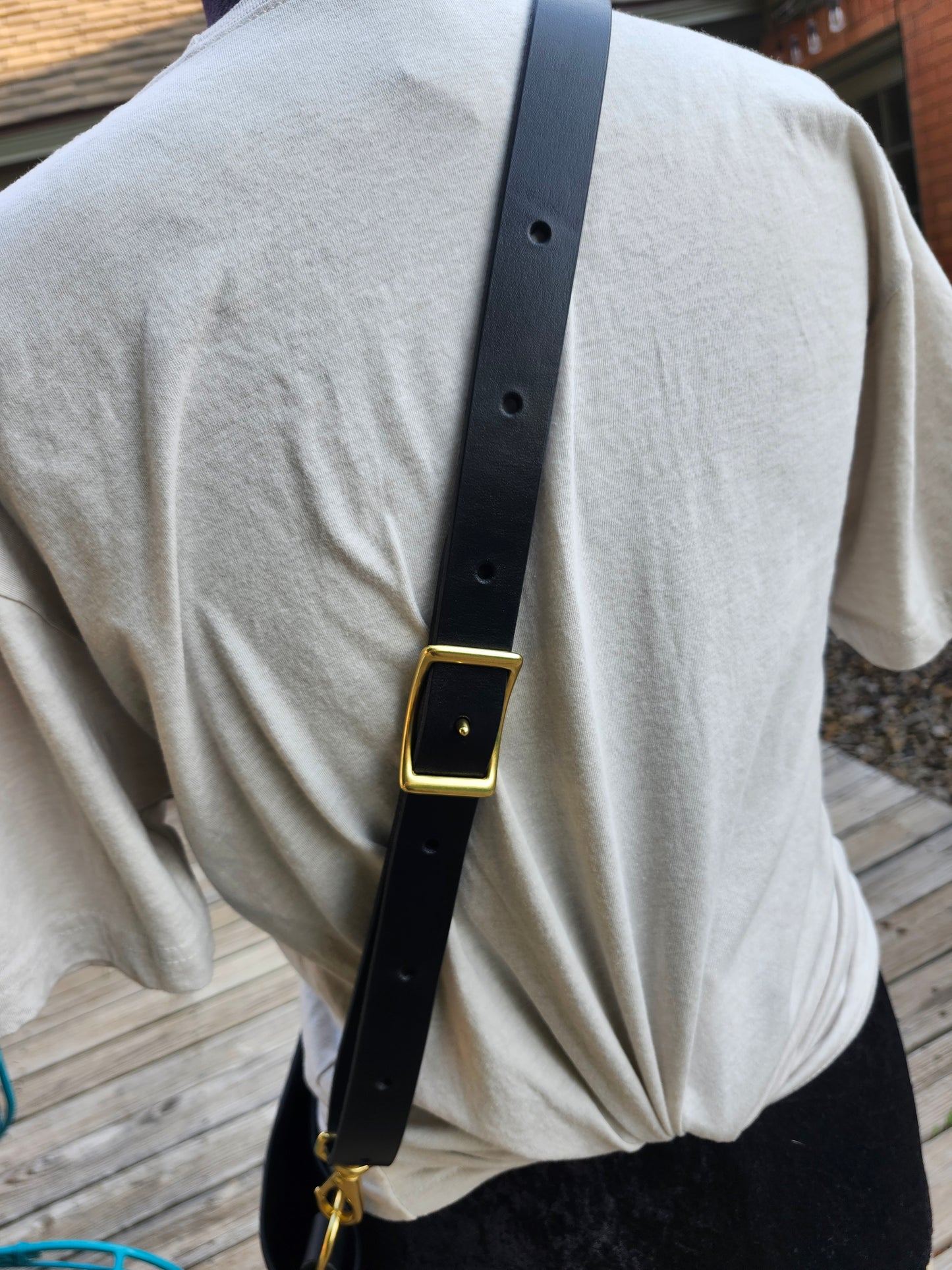 Jackie Lee 10 Inch Crossbody - Lime and Black