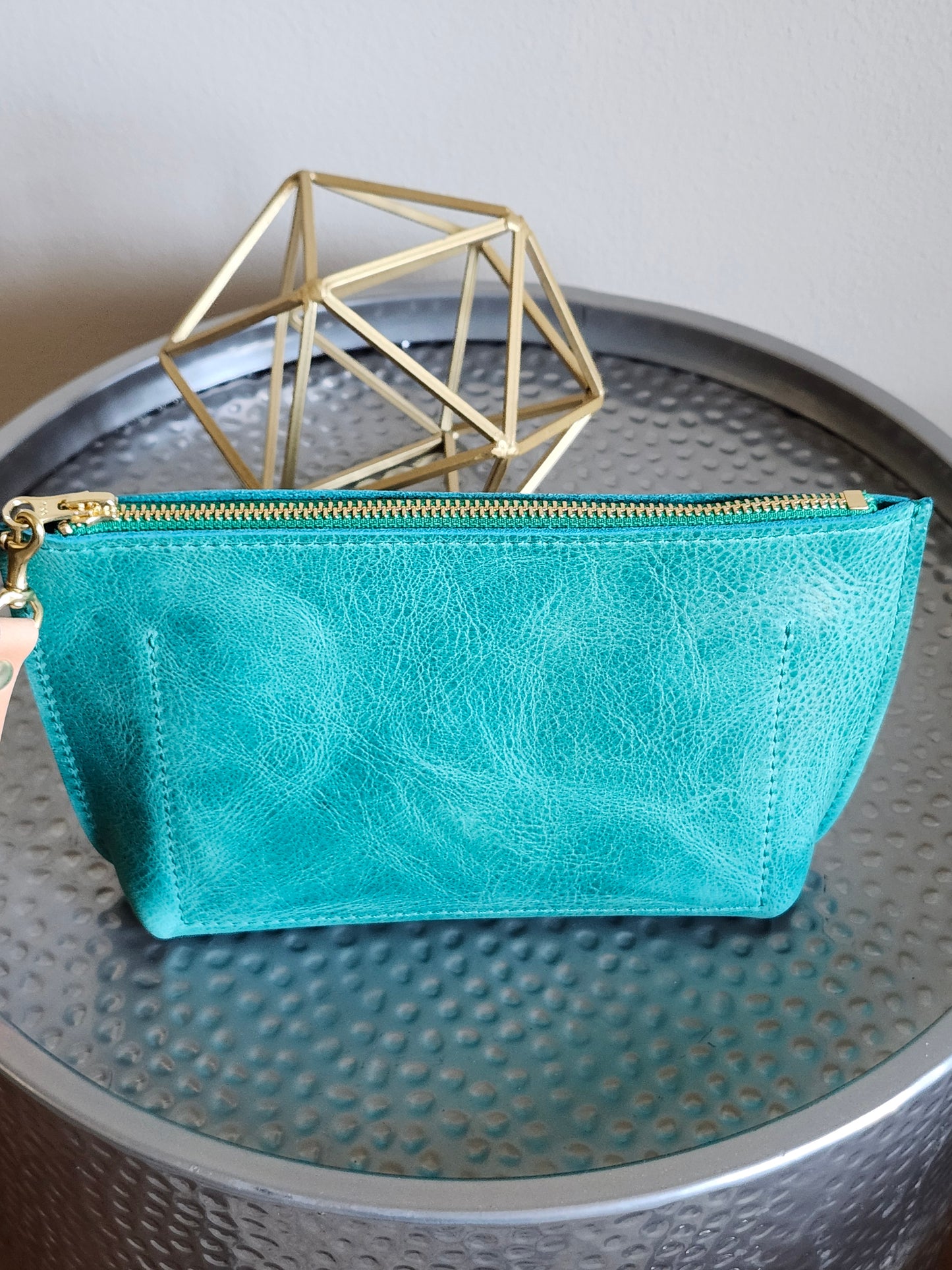 Katie 7" Wristlet - Bermuda w/Zipper
