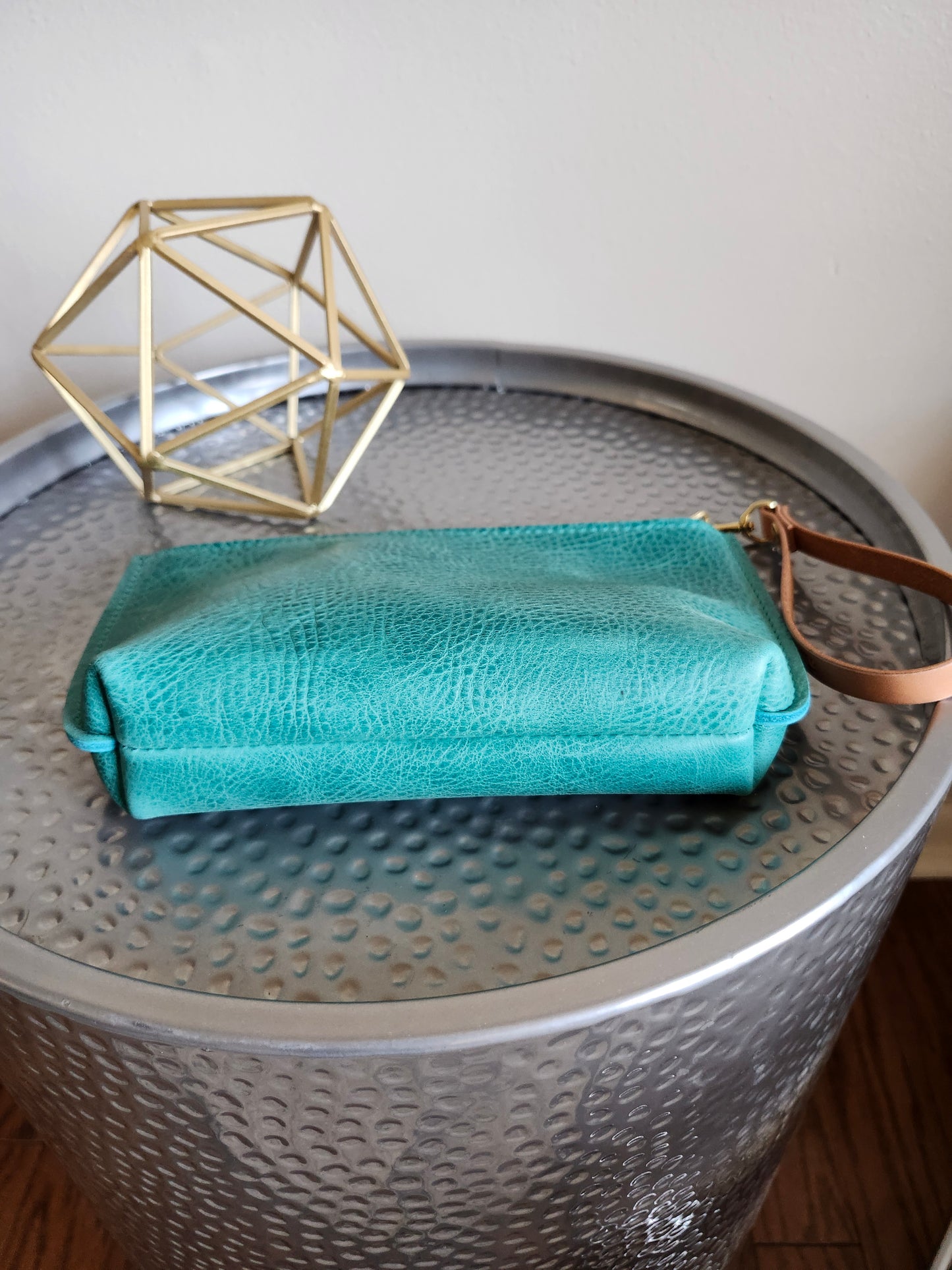 Katie 7" Wristlet - Bermuda w/Zipper