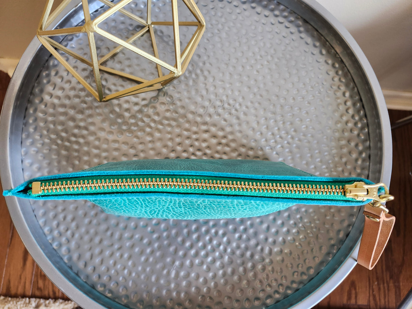 Katie 7" Wristlet - Bermuda w/Zipper