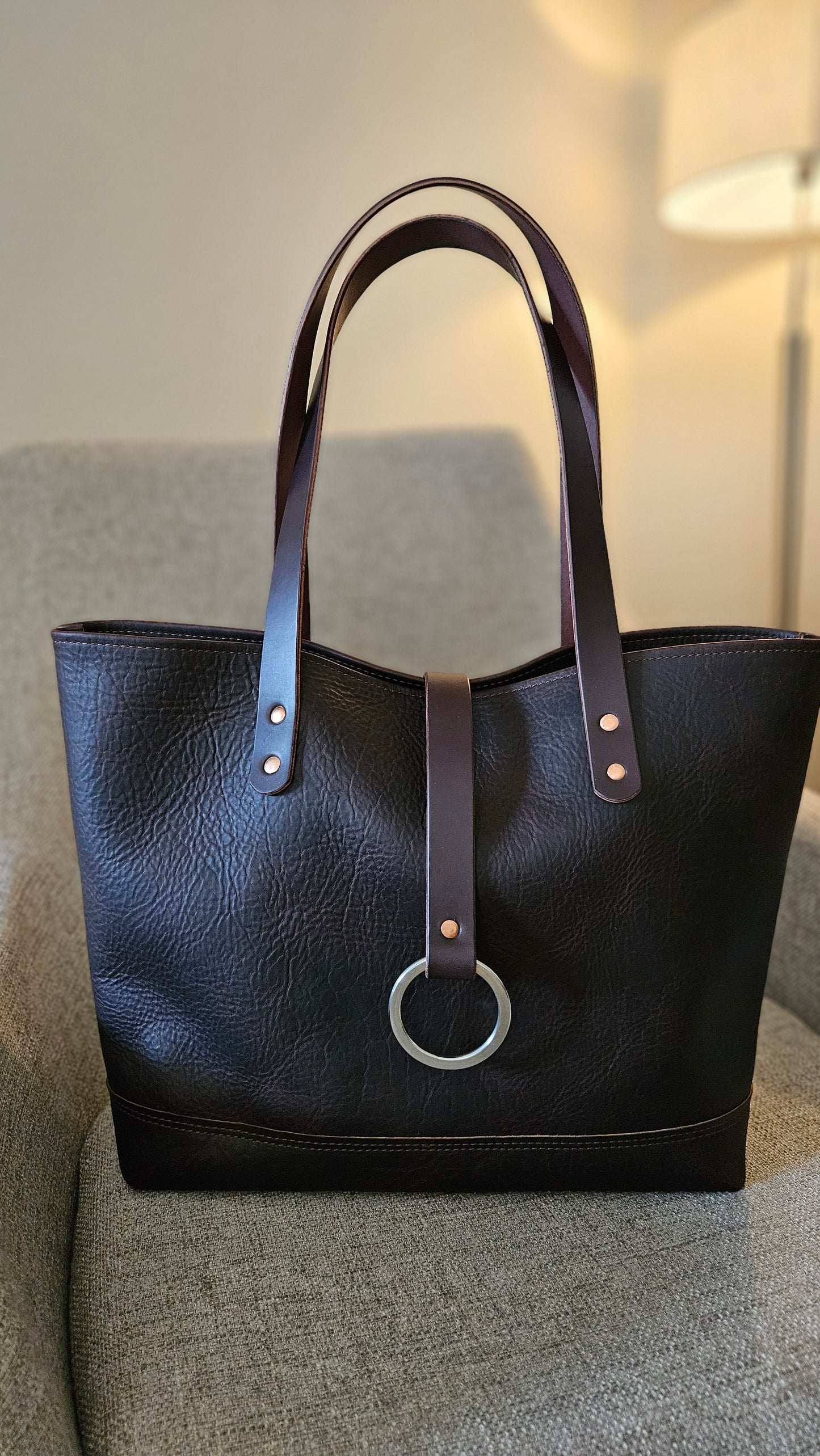 Edwina Tote - BISON CHOCOLATE