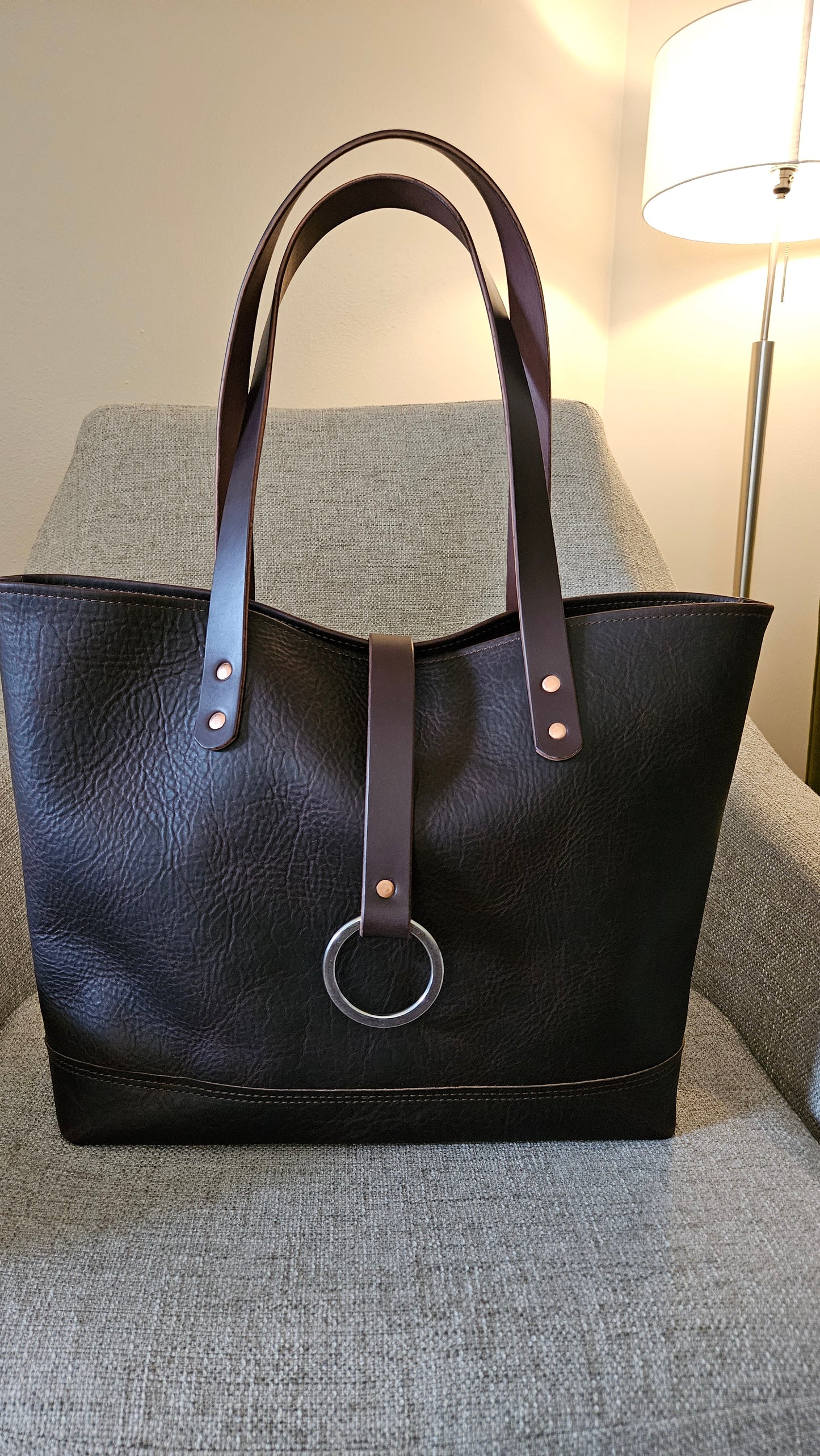 Edwina Tote - BISON CHOCOLATE