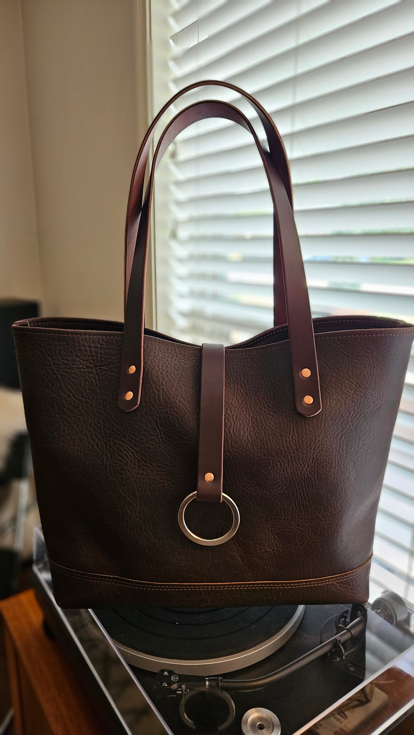 Edwina Tote - BISON CHOCOLATE