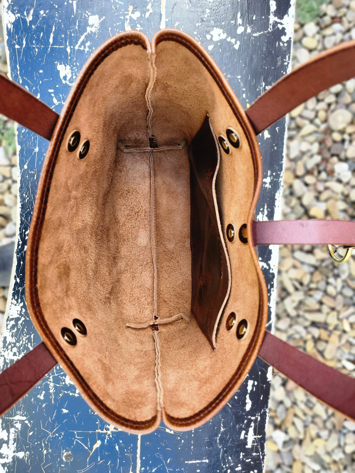 Edwina 12" BISON Tote - Toffee