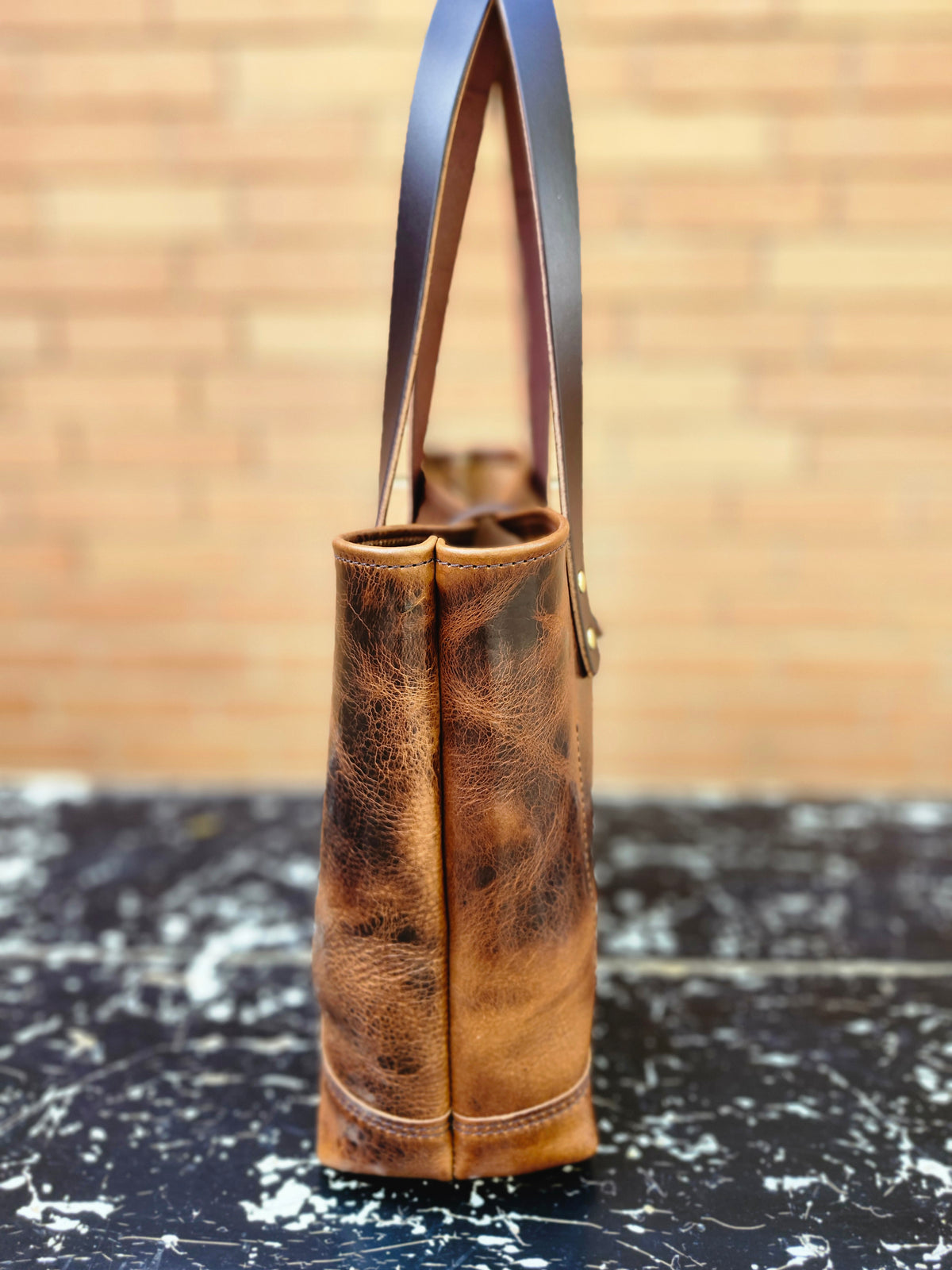 Edwina 12" BISON Tote - Toffee