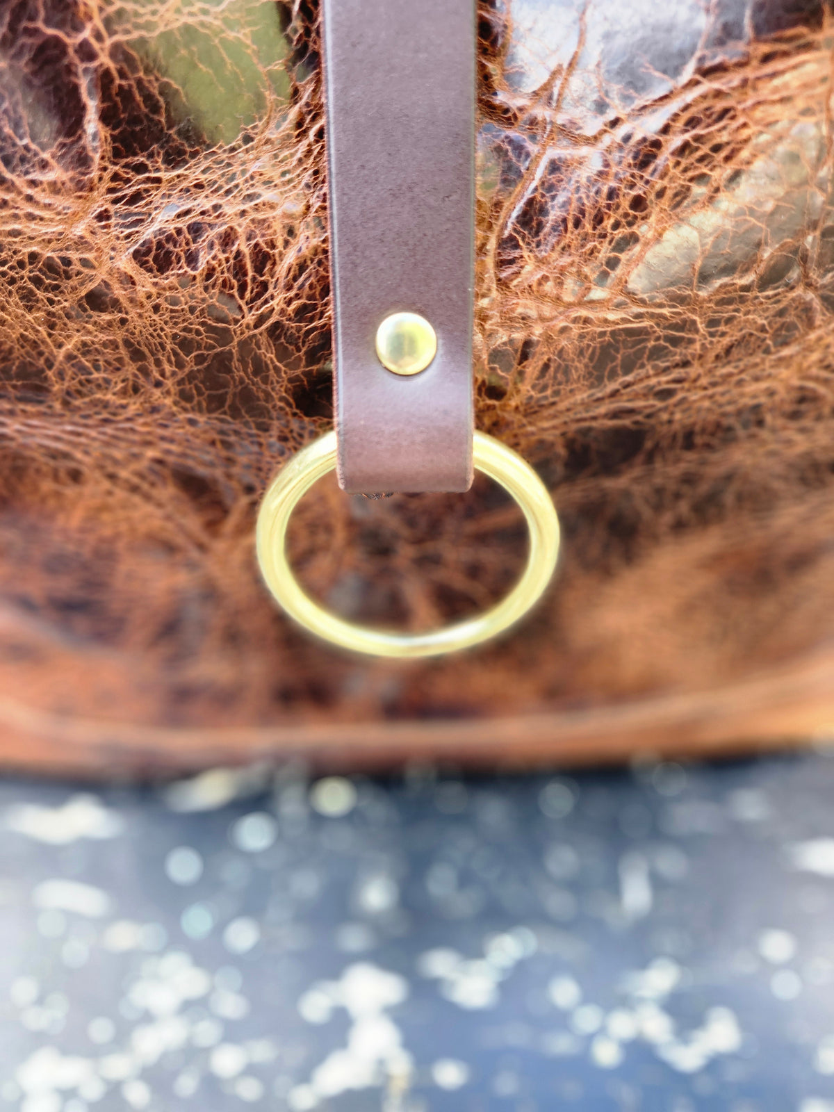 Edwina 12" BISON Tote - Toffee