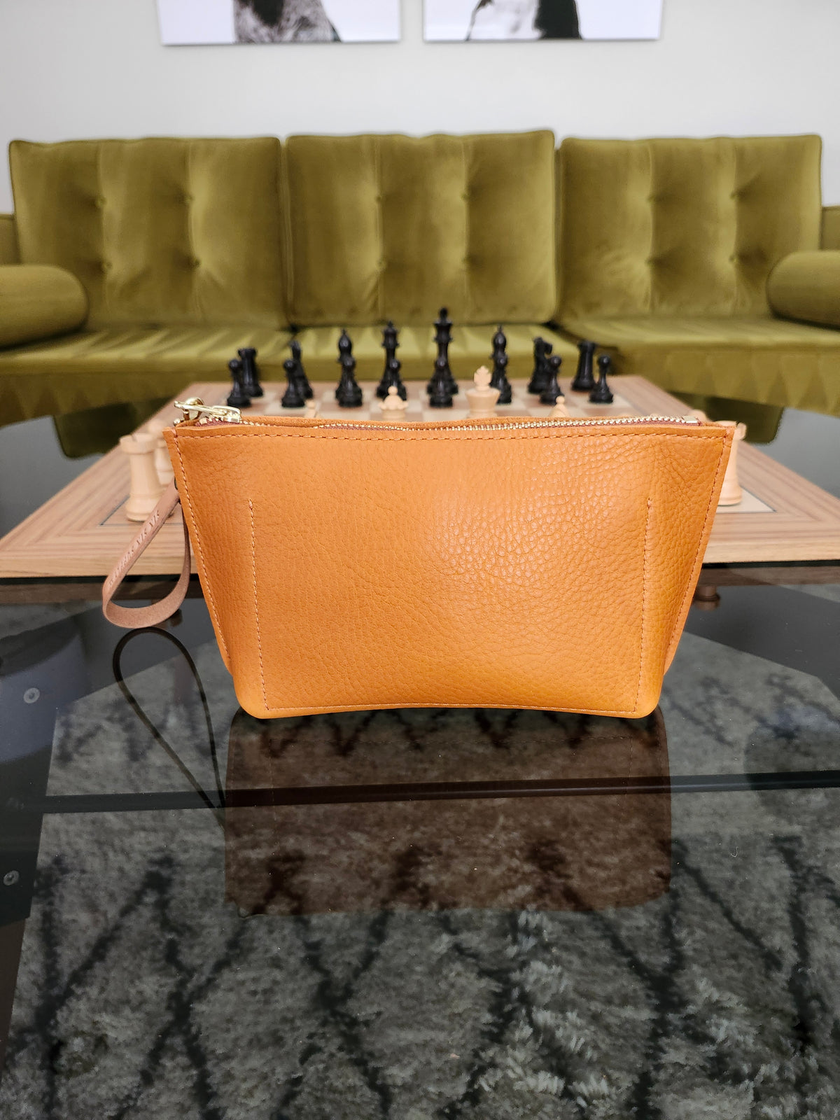 Katie 7" Wristlet - Canyon Orange w/Zipper