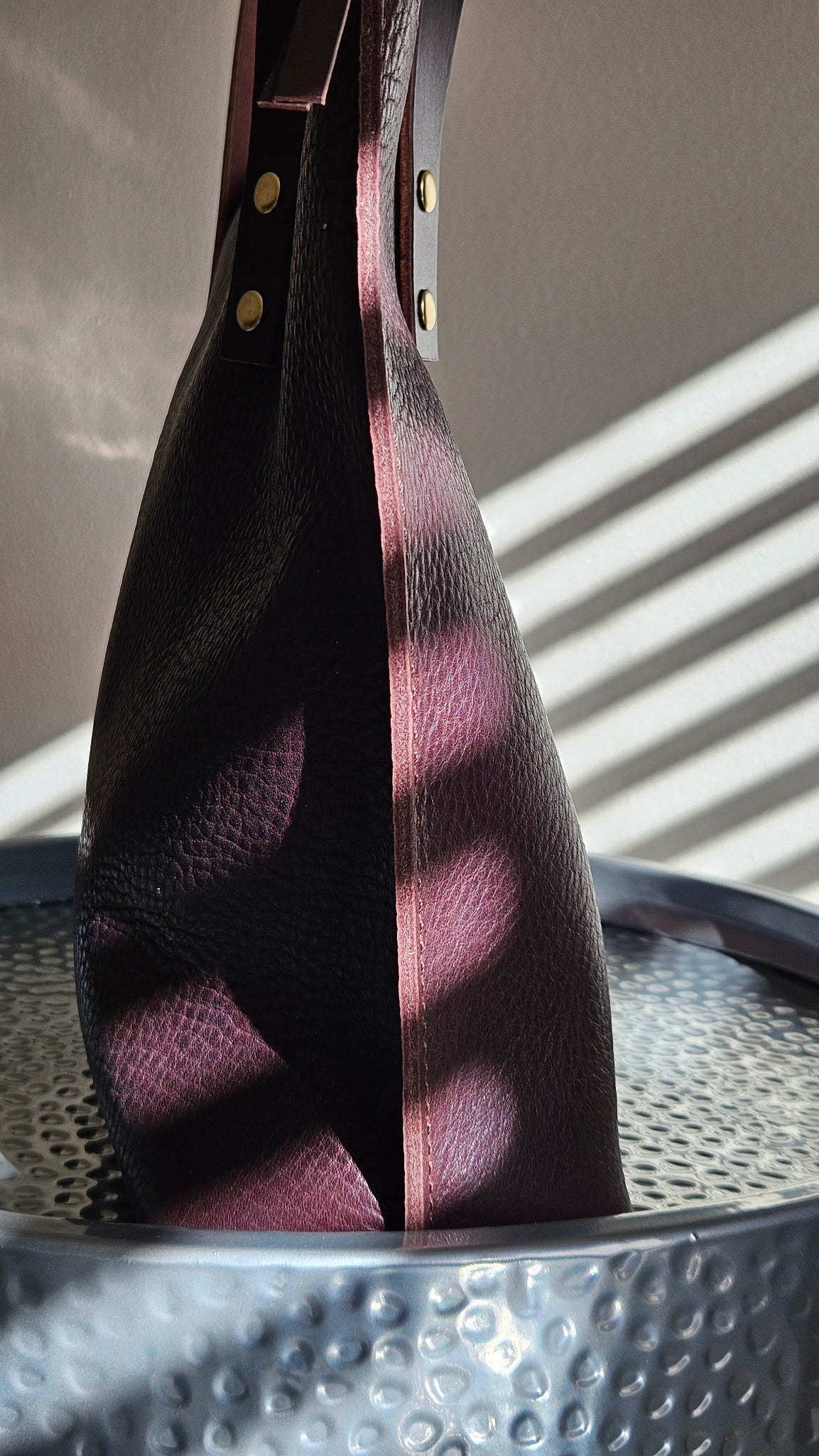 Katie 12" Modern Tote - Chocolate w/Zipper