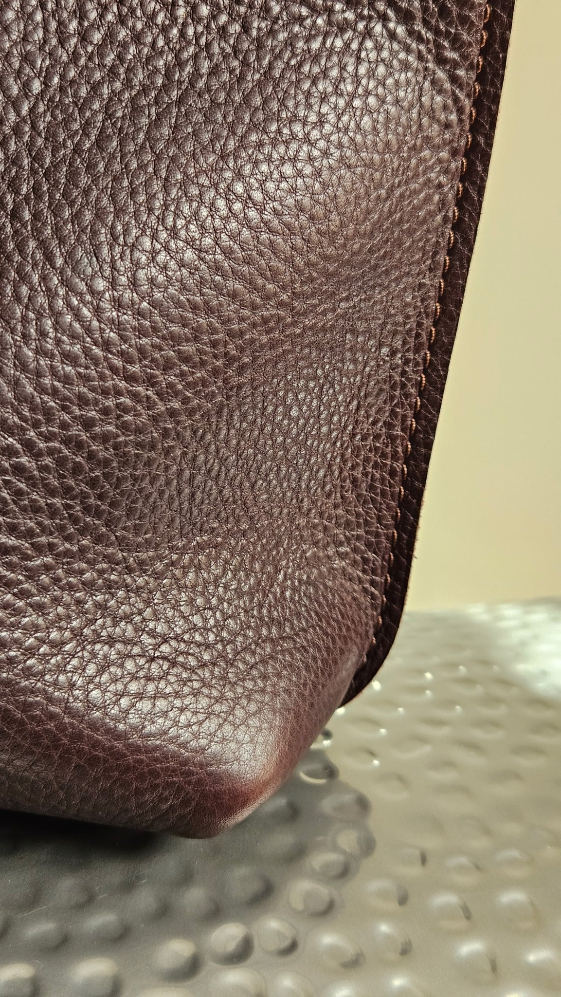 Katie 12" Modern Tote - Chocolate w/Zipper