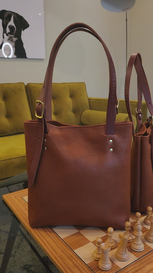 Jackie Lee 12 Inch Tote - Hickory